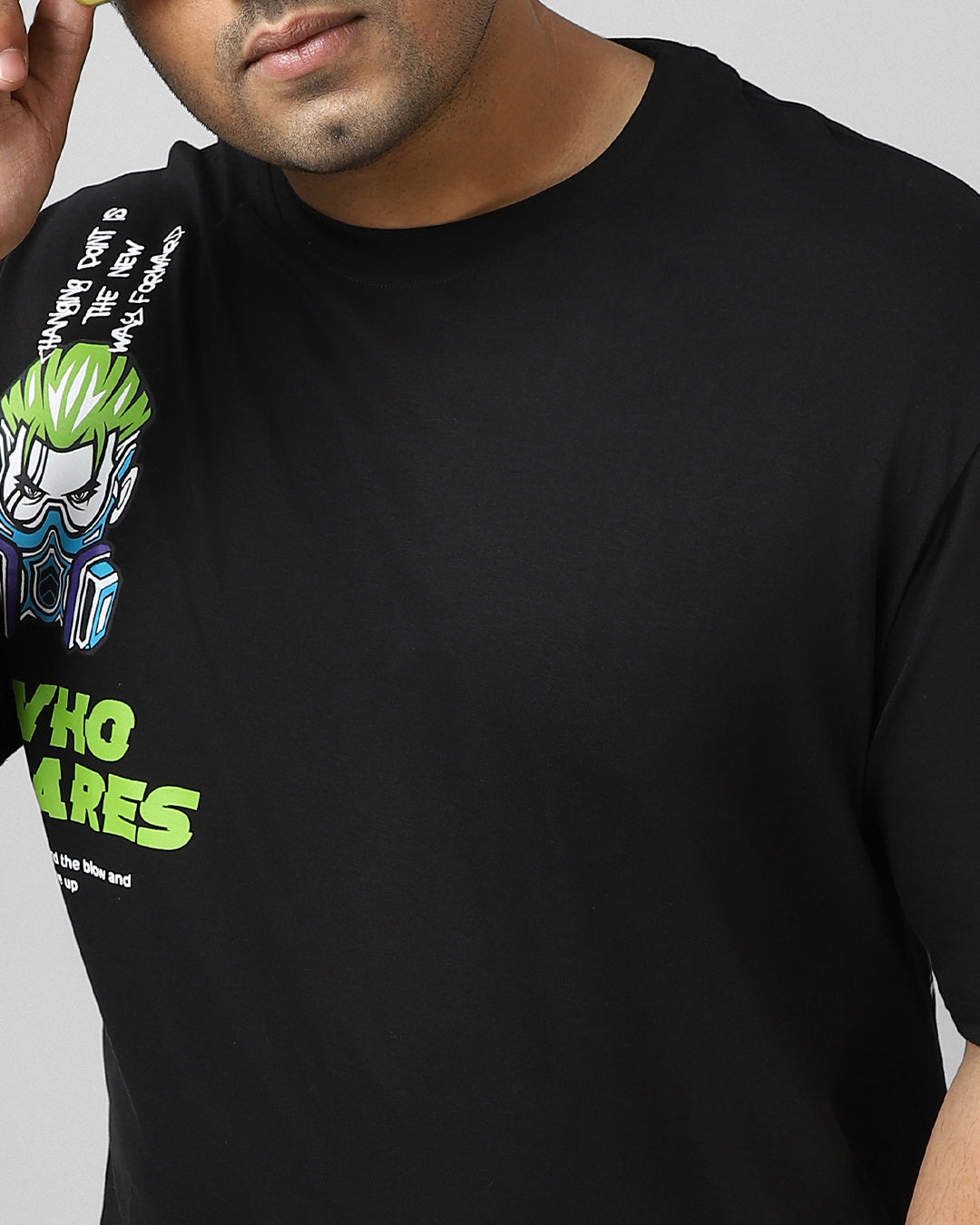 BlackTree Graphic Printed Oversized T-shirt - view 5