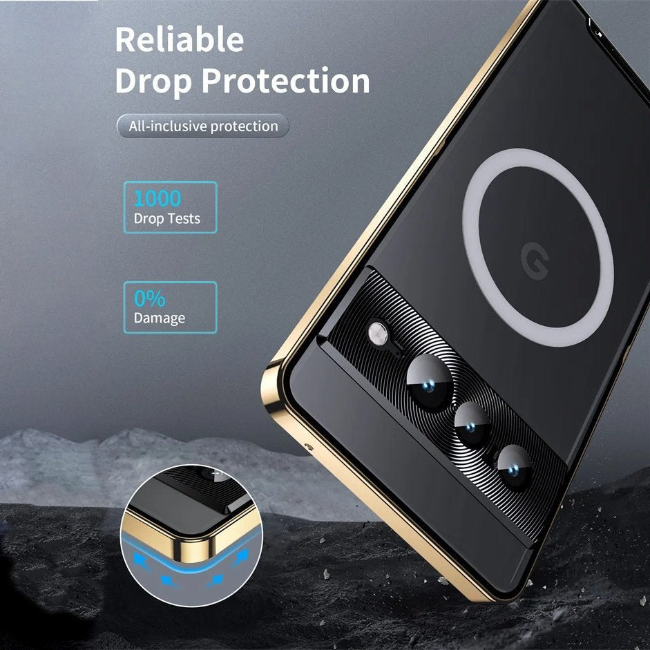 Million Cases Pixel 7 Series Luxe Guard Ultra Thin Metal Frame Case - view 9