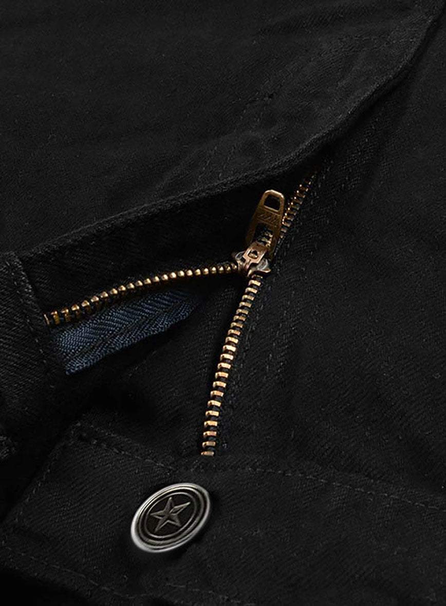 StudioSuits Black Overdyed Denim Jeans - view 4