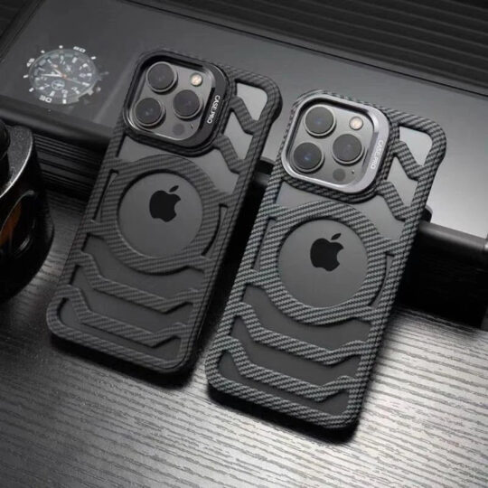 Million Cases Resilient Carbon Fiber Bracket Case - iPhone