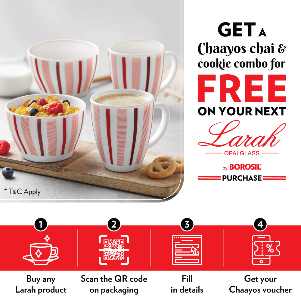 My Borosil Larah by Borosil Erba Full Plate Set - view 2