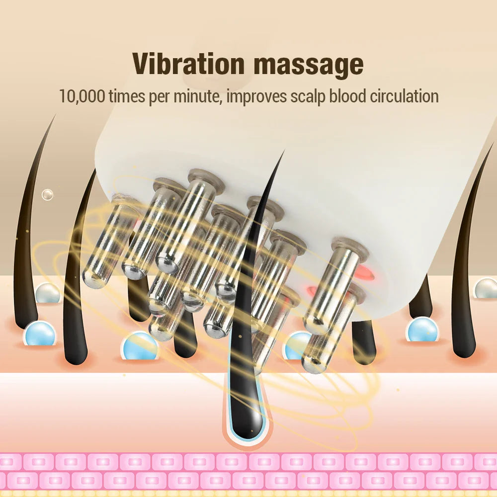 Cash on Delivery Available Upyogaa Red Light Therapy Electric Scalp Massager & Hair Oil Applicator | 1 Year Warranty - view 6