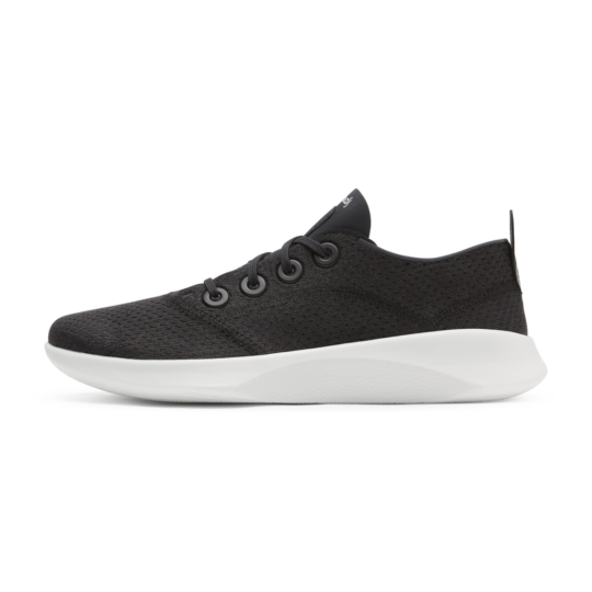 Allbirds Men's SuperLight Tree Runners - Natural Black/Dark Grey (Blizzard Sole) - view 2