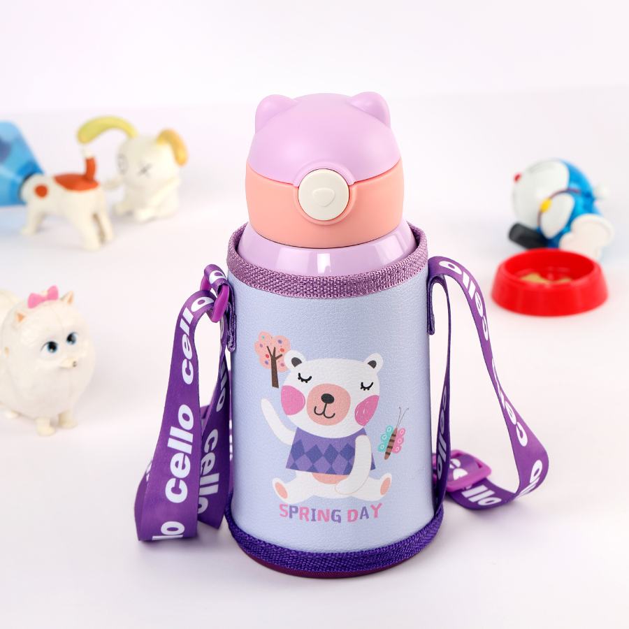 Cello Toddy Hot & Cold Stainless Steel Kids Water Bottle, 550ml - view 4