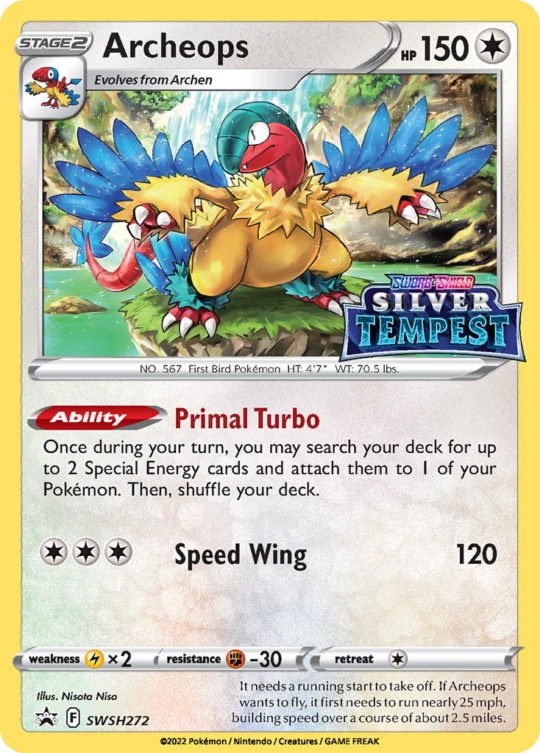 Promo prerelease swshp-swsh272 – Pokémon Archeops - SWSH272 - Promo [Prerelease] [swshp-SWSH272] [Holo] - Archeops - SWSH272 - Promo