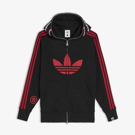 Adidas Originals | Bape Ultimate Shark Hoodie { Black - view 2