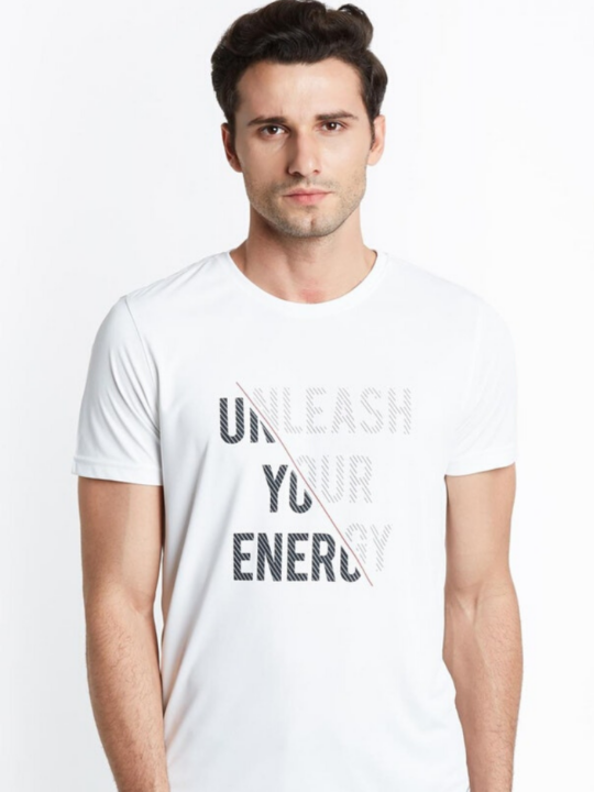 BLACKTREE WHITE LATOALPS  PRINTED T-SHIRT..