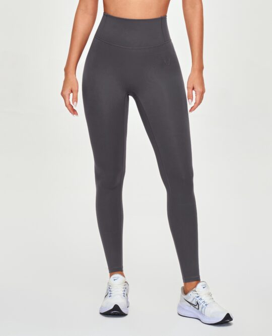 FIRM ABS Seamless Scrunch Butt Leggings - Gray - view 2