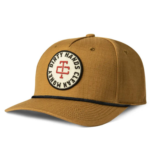 Radial Wallow Curved Brim Hat – Saddle