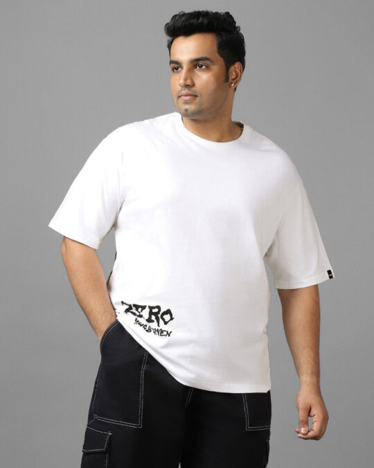 BlackTree Graphic Printed Oversized Plus Size T-shirt