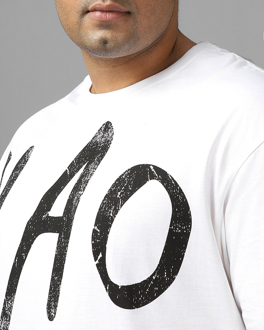 BlackTree Typography Oversized Plus Size T-shirt - view 5