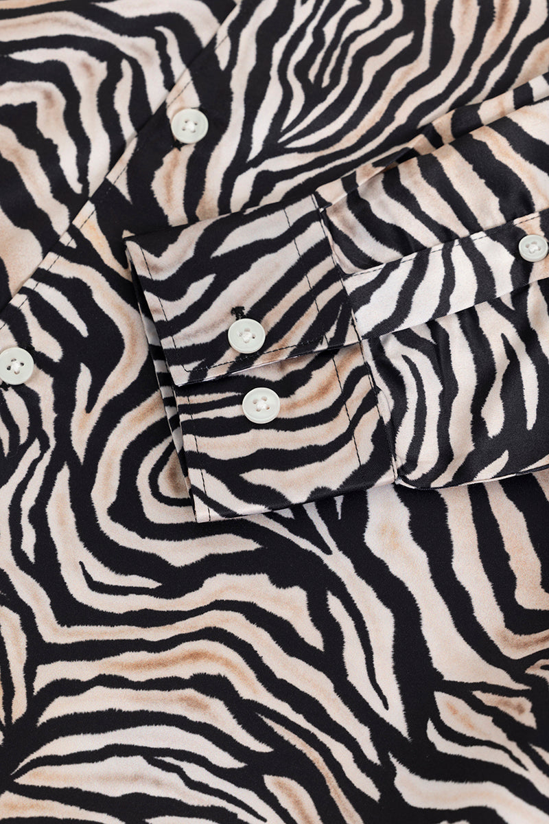 SNITCH Zebra Zenith Black Shirt - view 7