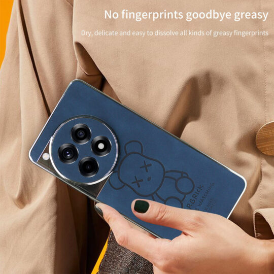 Million Cases OnePlus 12 Series Bear Embossed Leather Case - view 2