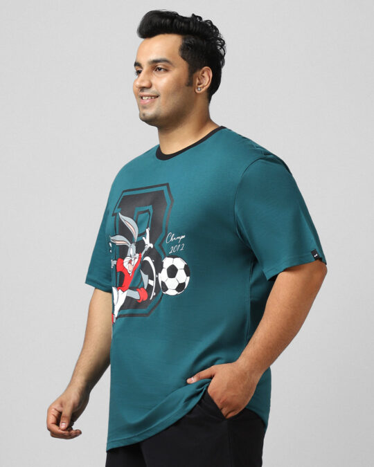 BlackTree Graphic Printed Oversized Plus Size T-shirt - view 2