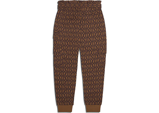 adidas Ivy Park Monogram Zipper Pants Wild Brown/Night Red - view 2