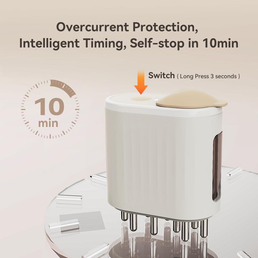 Cash on Delivery Available Upyogaa Red Light Therapy Electric Scalp Massager & Hair Oil Applicator | 1 Year Warranty - view 14