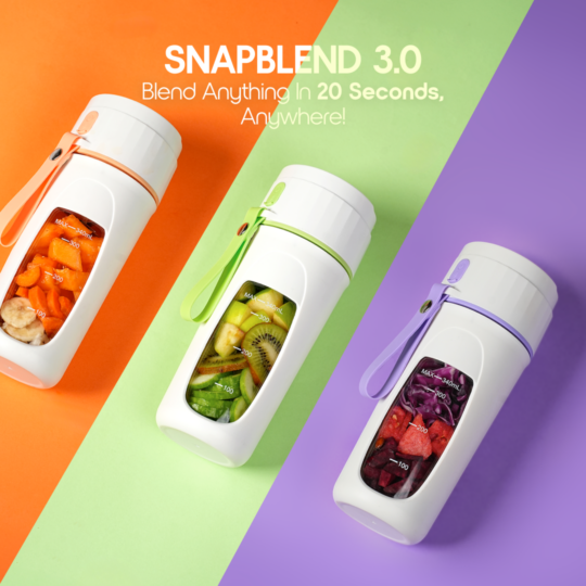 Porffitto Portable Smoothie Blender - SnapBlend 3.0