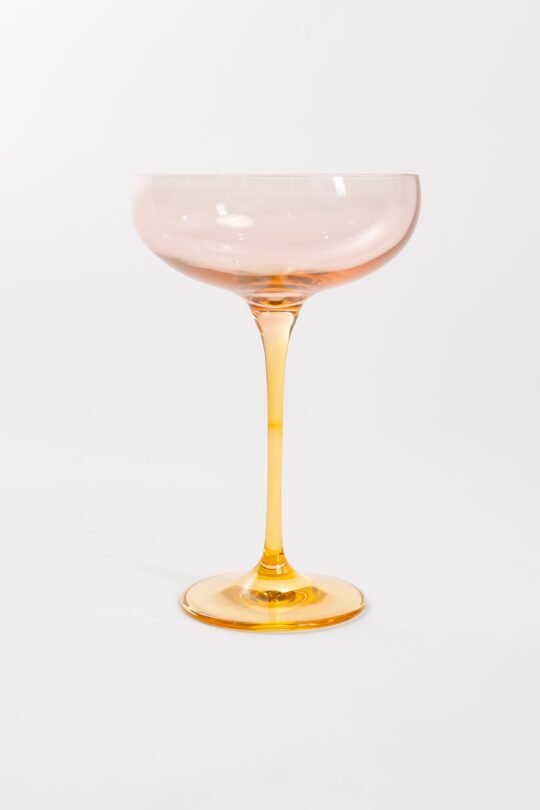 Estelle Colored Glass Estelle ColorBlock Champagne Coupe - Set of 6 {Custom Set} - view 2