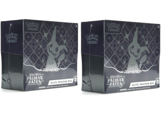 Scarlet violet paldean – 2024 Pokémon Scarlet & Violet Paldean Fates Elite Trainer Box 2x Lot