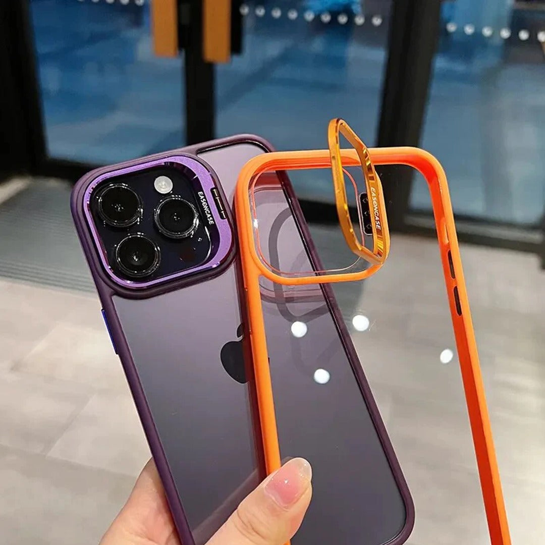 Million Cases iPhone 15 Series Luxury Camera Lens Flip Bracket Case - view 2