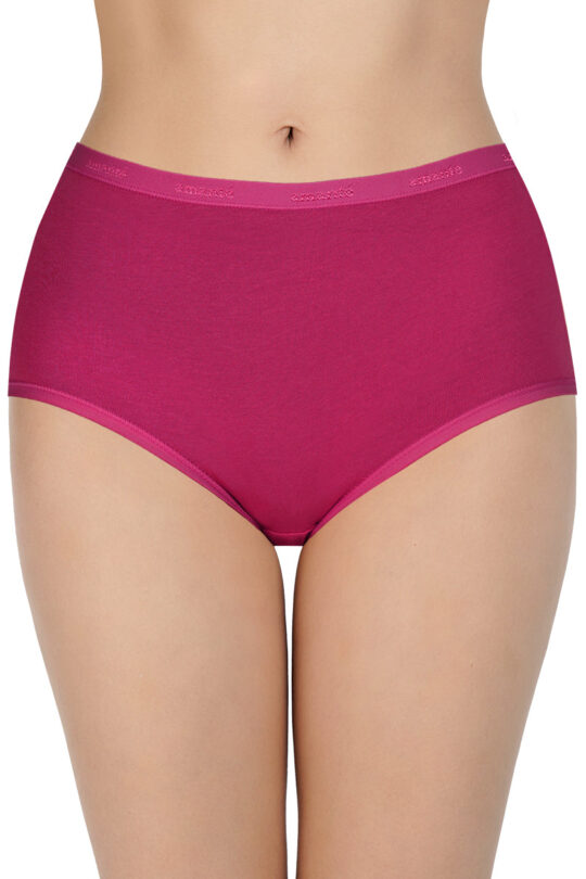 Amante High Rise Solid Full Brief Panties (Pack of 3) - view 2