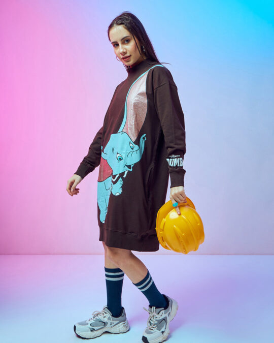 BlackTree Graphic Printed Oversized dresses - view 2