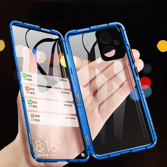 Million Cases 360° Metal Magnetic Double Side Glass Case - Xiaomi - view 2