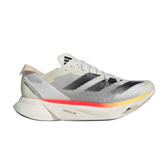 adidas Adizero Adios Pro 3 Ivory Core Black Crystal Sand