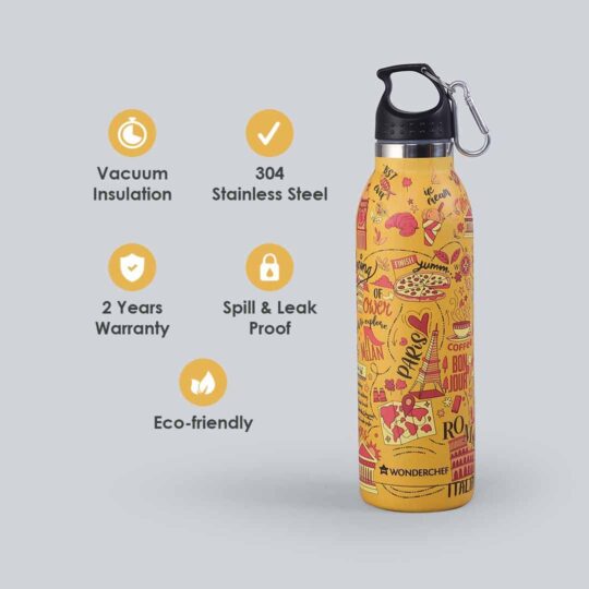 Wonderchef Wanderlust, 600ml, Double Wall Stainless Steel,. - view 2