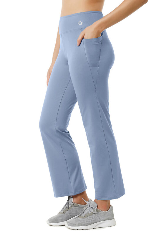 Amante Flaunt Flared High Rise Travel Pants - Tempest - view 2