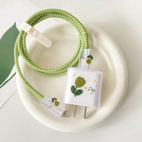 Peeperly Eco-Bloom Flower Charger Protector Set