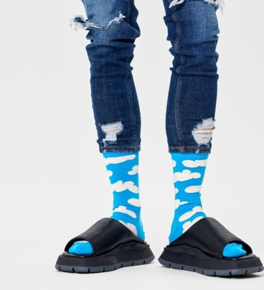 Happy Socks Unisex Cloudy Crew Length Socks for Women and Men - view 2
