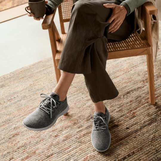 Allbirds Men's Wool Runners - Dapple Grey (Cream Sole) - view 2