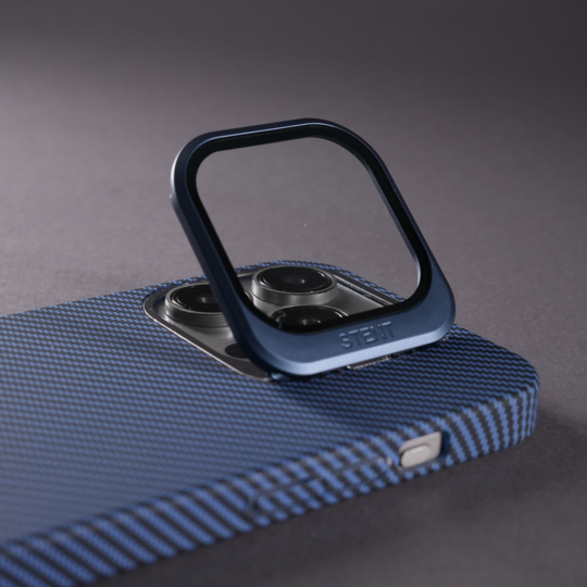 technoidtech iPhone 14 Pro Kickstand Carbon Fiber Textured Case