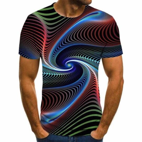 BlackTree three dimensional graphic T-shirt-BTD102.