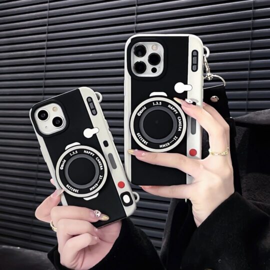 Peeperly Retro 3D Camera Phone Case with Lanyard