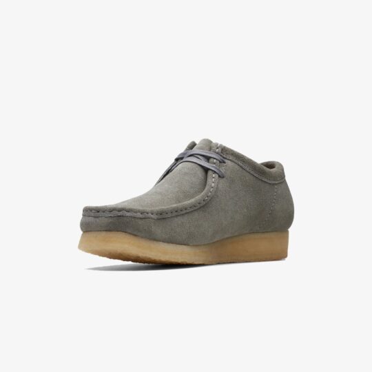 Clarks Originals | WALLABEE { GREY SUEDE - view 2