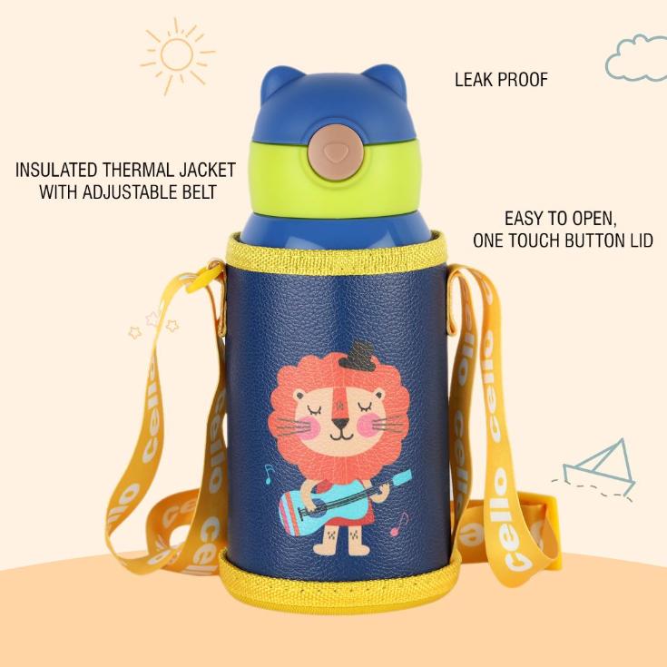 Cello Toddy Hot & Cold Stainless Steel Kids Water Bottle, 550ml - view 19