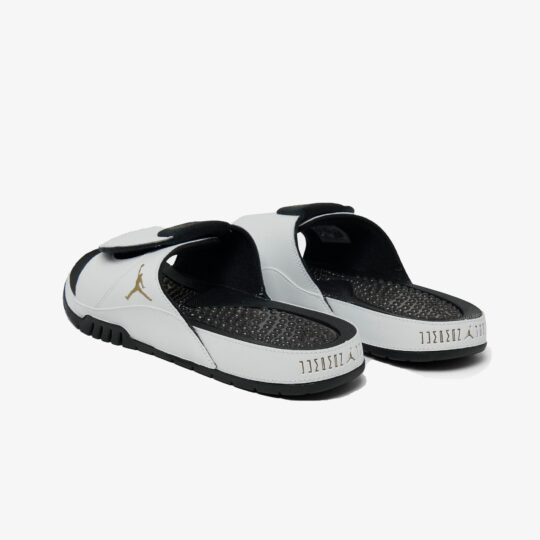 Jordan | HYDRO XI { WHITE/METALLIC GOLD-BLACK - view 2