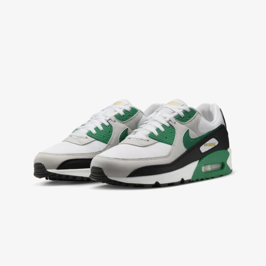 Nike | AIR MAX 90 { WHITE/MALACHITE-BLACK-MALACHITE