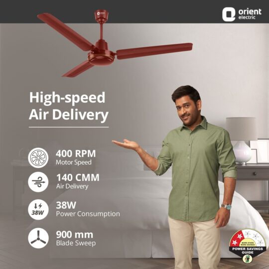Orient Electric New Breeze High Speed Ceiling Fan - view 2