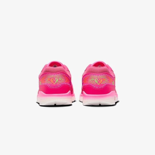 Nike | AIR MAX 1 PREMIUM { HYPER PINK/SAIL-OPTI YELLOW-GREEN STRIKE - view 2