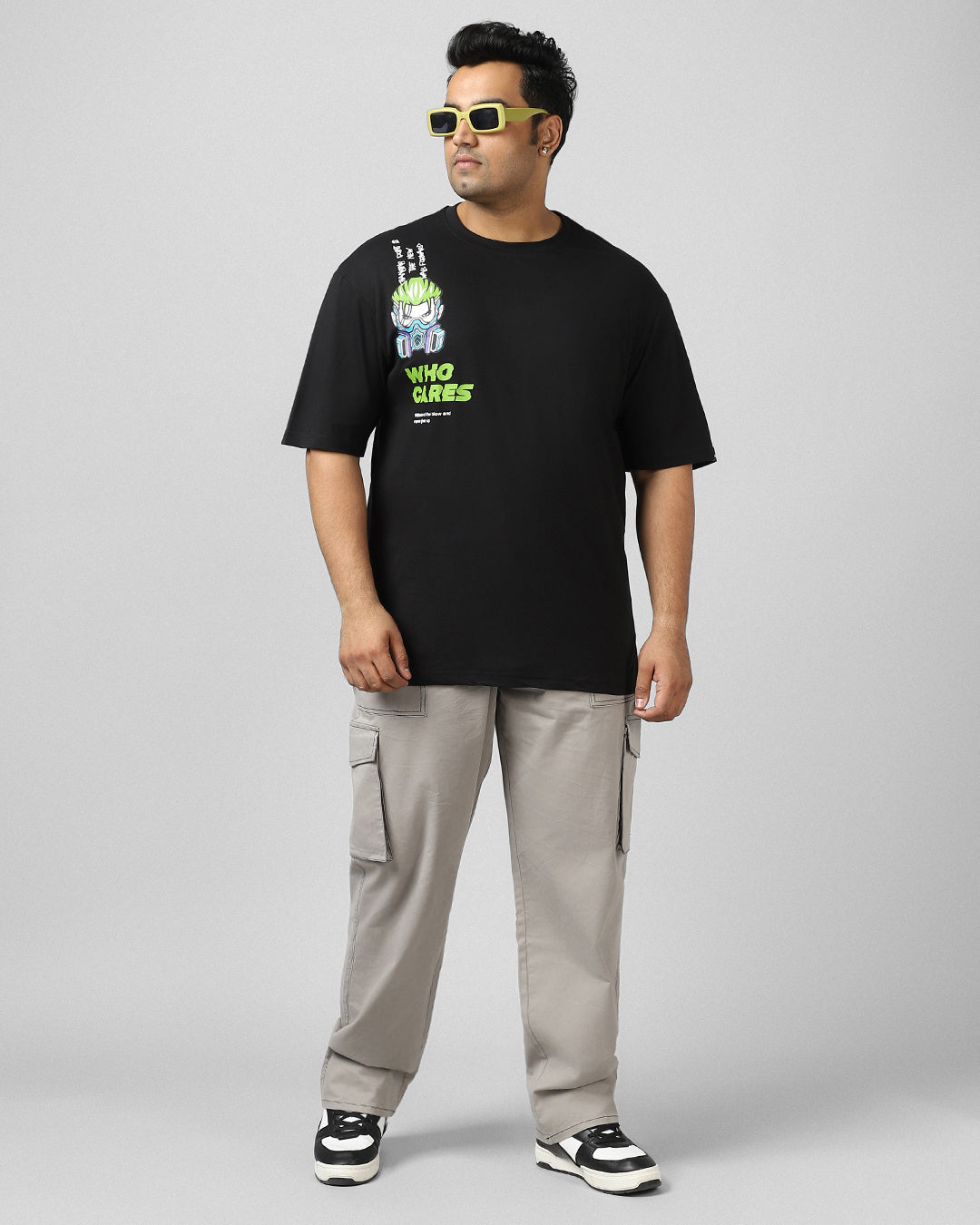 BlackTree Graphic Printed Oversized T-shirt - view 4