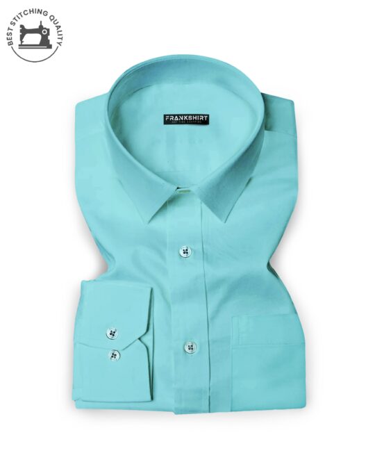 BlackTree Turquoise I Formal Shirt I Regular Fit I 100% Cotton Shirt - view 2
