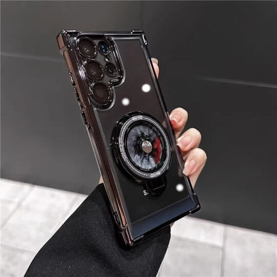 Million Cases Electroplated Rotating Gyro Magnetic Case - Samsung