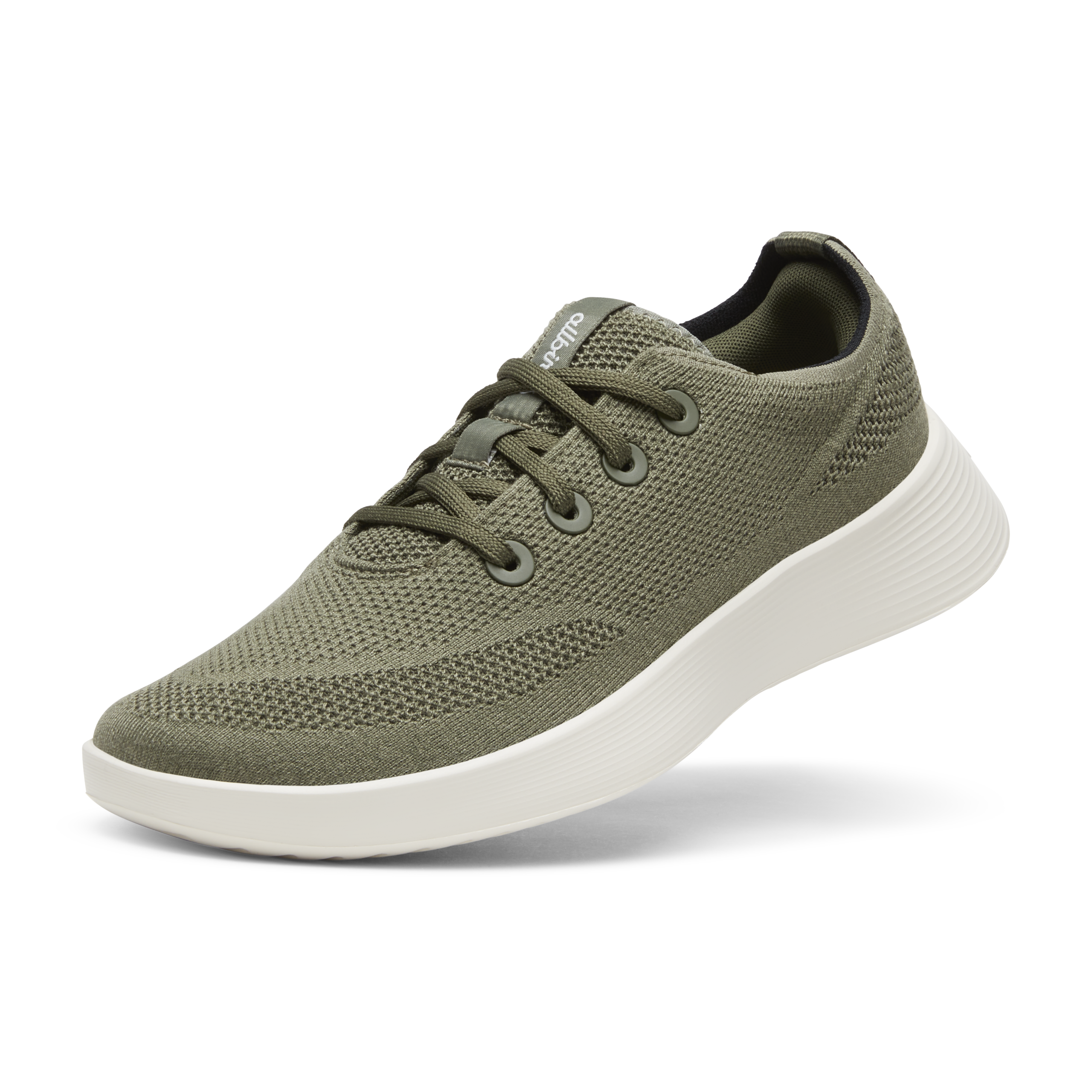 Allbirds Men's Tree Runner Go - Rugged Green (Natural White Sole)