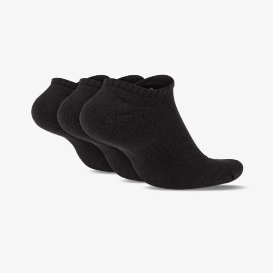 Nike | Everyday Cushioned Training No-show Socks { Black/white - view 2