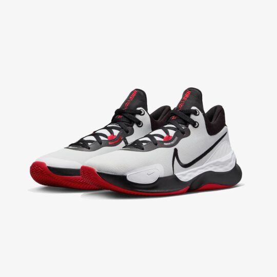 Nike | ELEVATE 3 { WHITE/BLACK-PURE PLATINUM - view 2