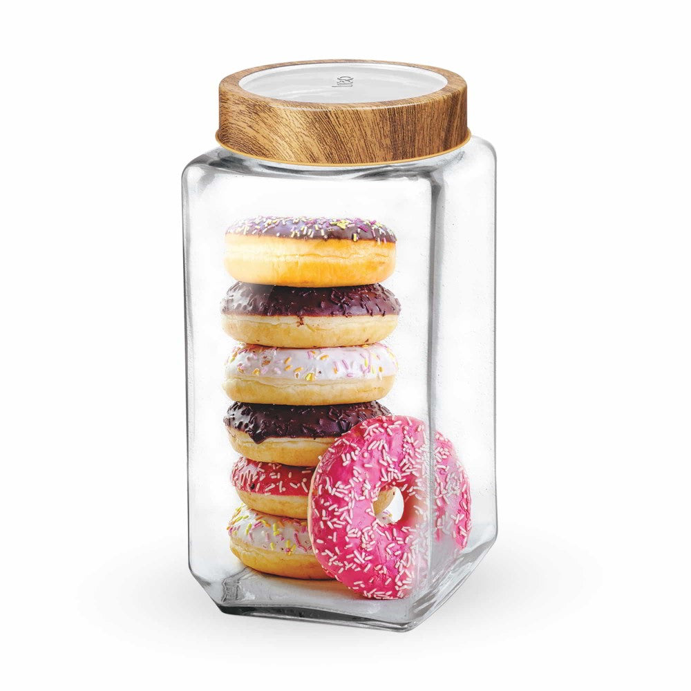 Woody Cube Jar (Treo by Milton) – Transparent - view 3