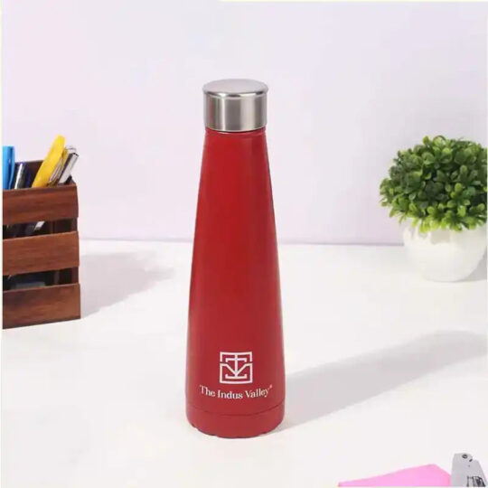 The Indus Valley Pro-hydro Vacuum Insulated Stainless Steel Water Bottle Narrow Mouth, Fits All Car Cup Holders,500ml